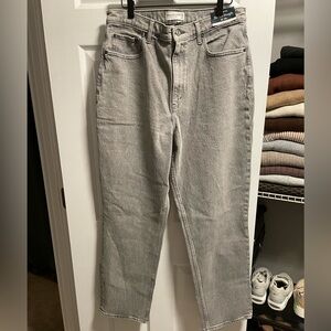 Gray curve love Abercrombie jeans NWT